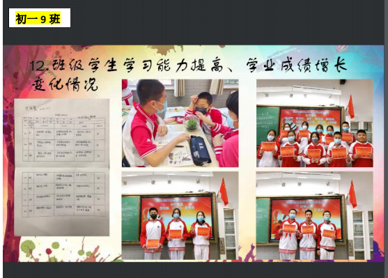 初中部举办 “初一年级班级文化线上展示活动” 