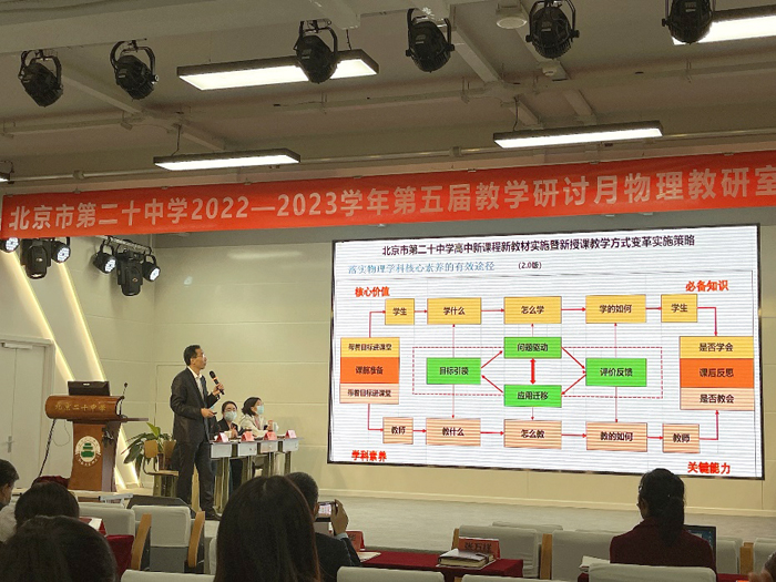 教学研讨明方向，探究思考展风采——北京市第二十中学高中部开展第五届教学研讨月高中物理教研室展示活动