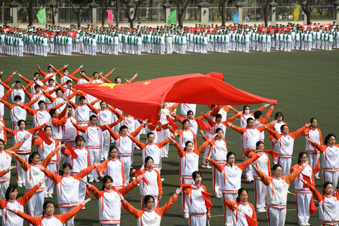 展青春风采 ,做脊梁好少年——北京二十中第十五届“青春校园杯”广播操比赛