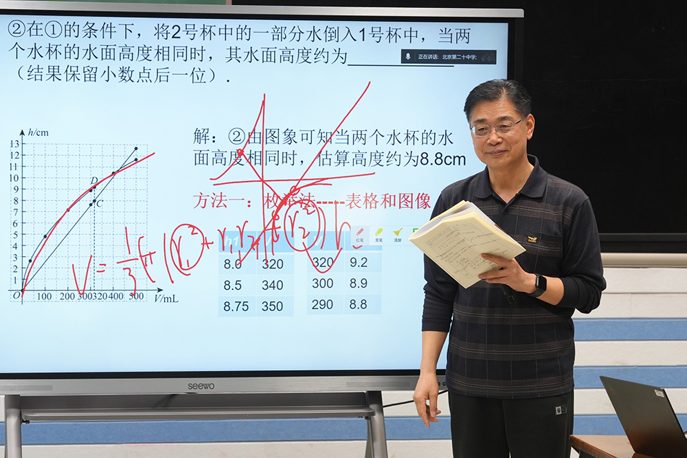 基于人工智能的数学教学研讨——二十中教育集团开展第54次人工智能促进联合教研提质行动